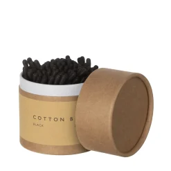 GRANIT Badrumstillbehör-Bomullspinnar Svart