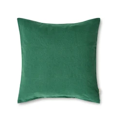 GRANIT Juldekorationer|Kuddar-Kuddfodral Linnemix 50X50cm Mörkgrön
