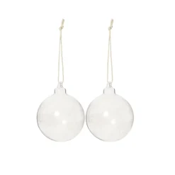 GRANIT Allt Till Julgranen|Juldekorationer-Toshiyuki Fukuda Juldekoration 2-p Glas